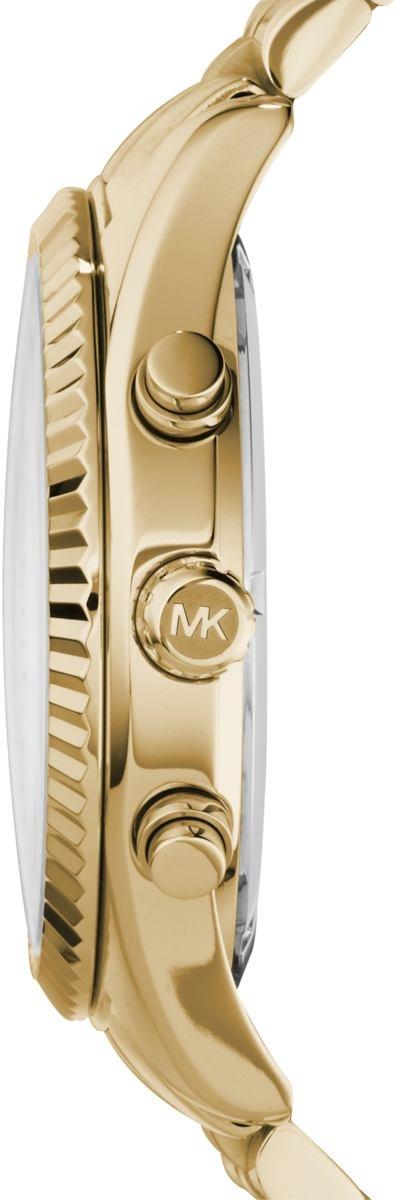 Michael Kors MK8281 zegarek złoty fashion-modowy Lexington bransoleta - miniatura 3