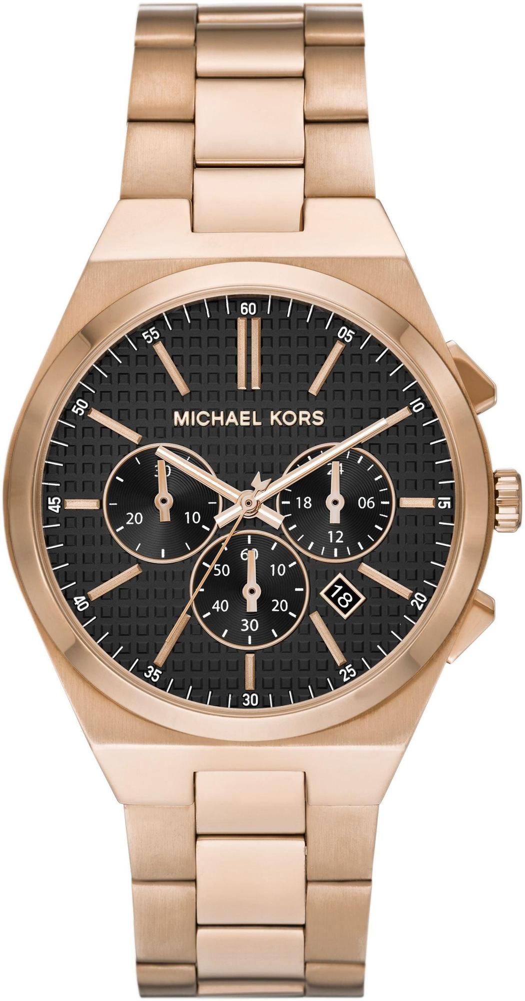 LENNOX Rose Gold Stainless Steel 41mm Michael Kors MK9119 