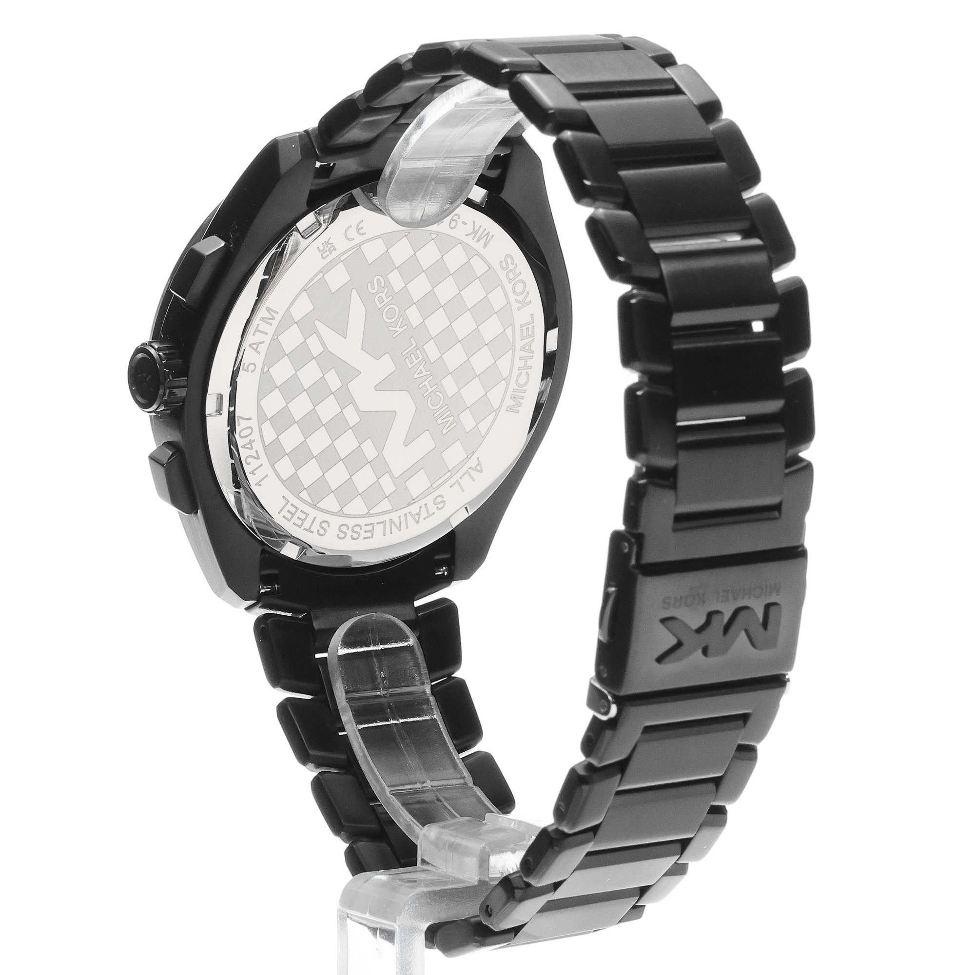 Michael Kors MK9179 zegarek czarny sportowy Męskie bransoleta - miniatura 4