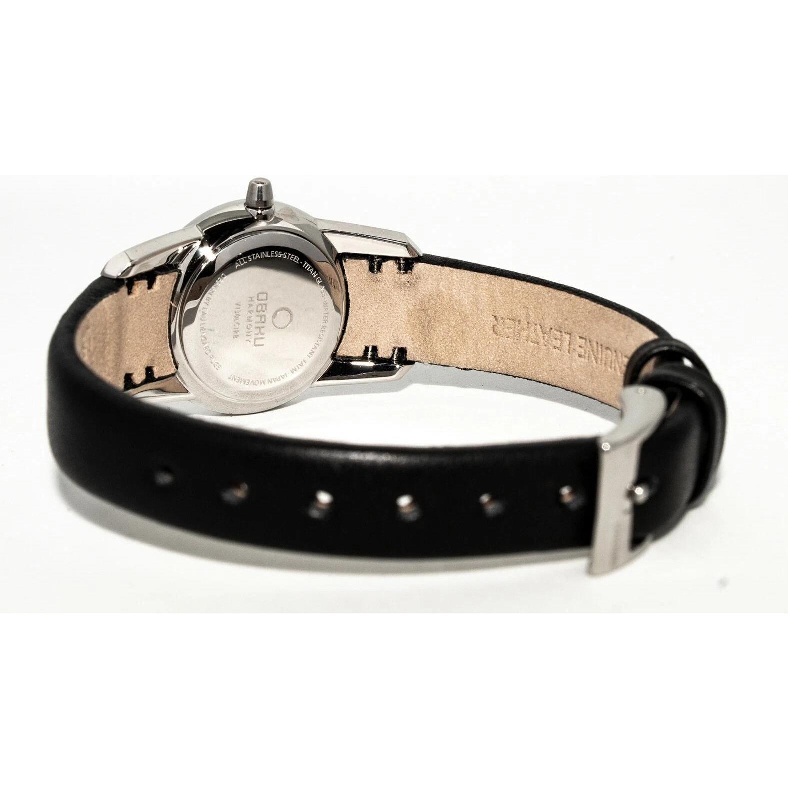 Obaku Denmark V130LCIRB zegarek srebrny fashion-modowy Slim pasek - miniatura 4