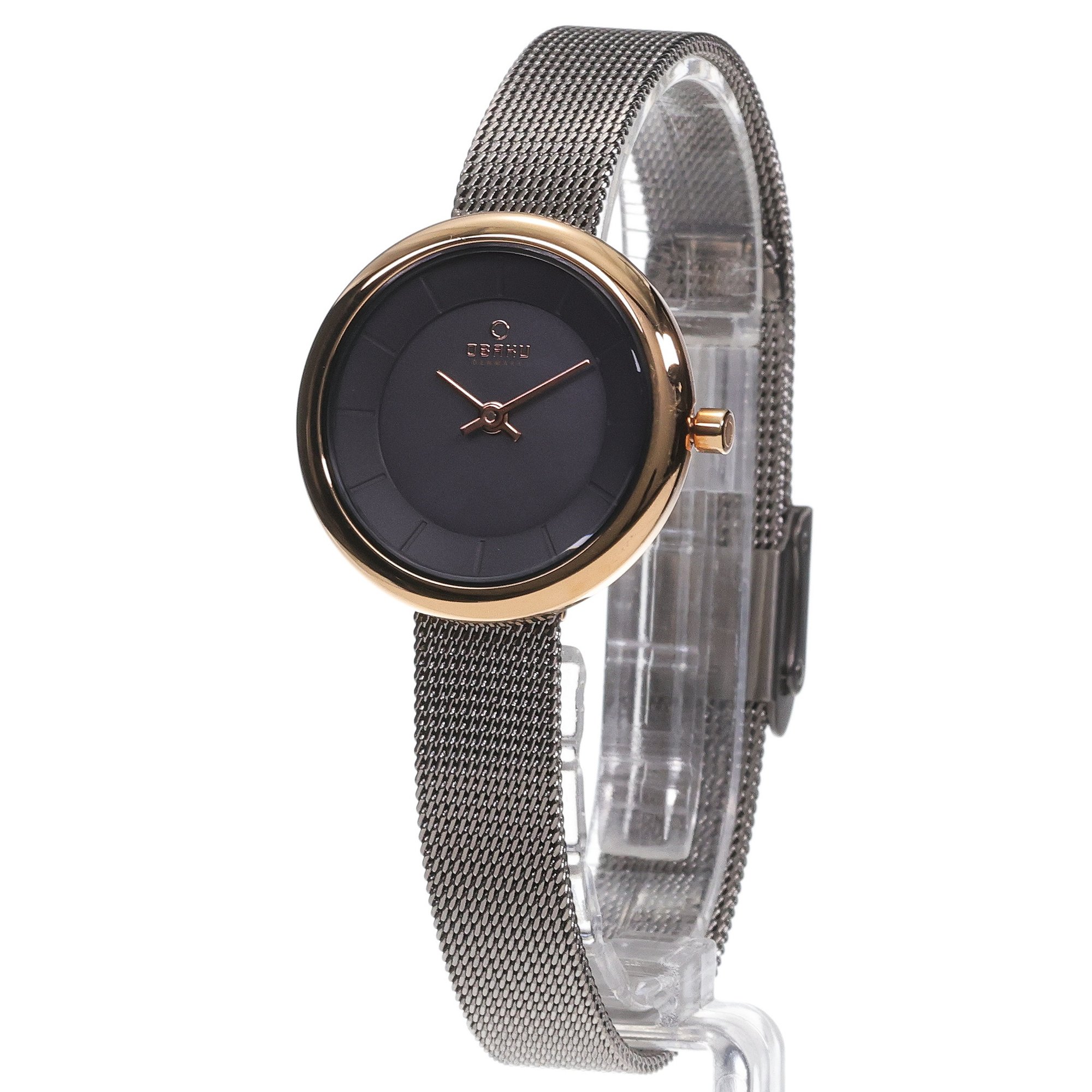 Obaku Denmark V146LVJMJ Liv Damskie klasyczny zegarek różowe złoto - miniatura 2