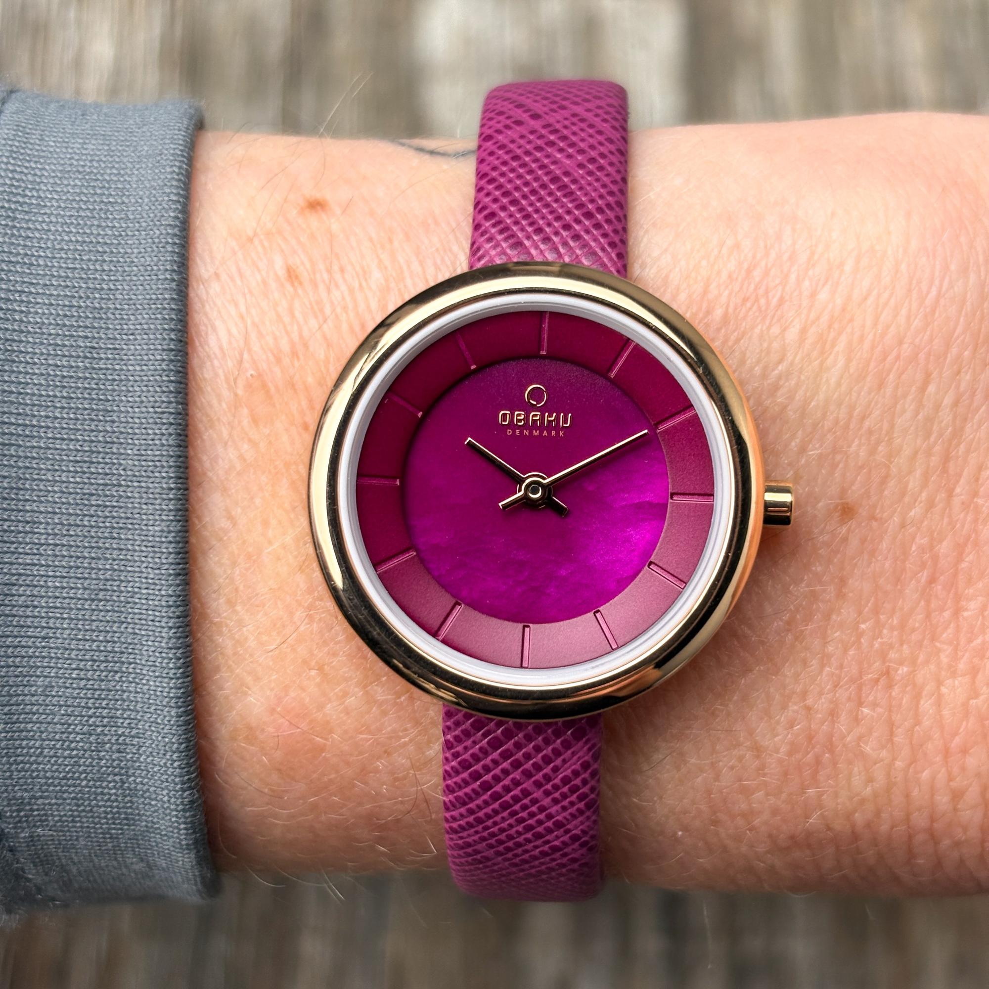 Obaku Denmark V146LVQRD Damskie Stille zegarek dla dzieci klasyczny mineralne - miniatura 8