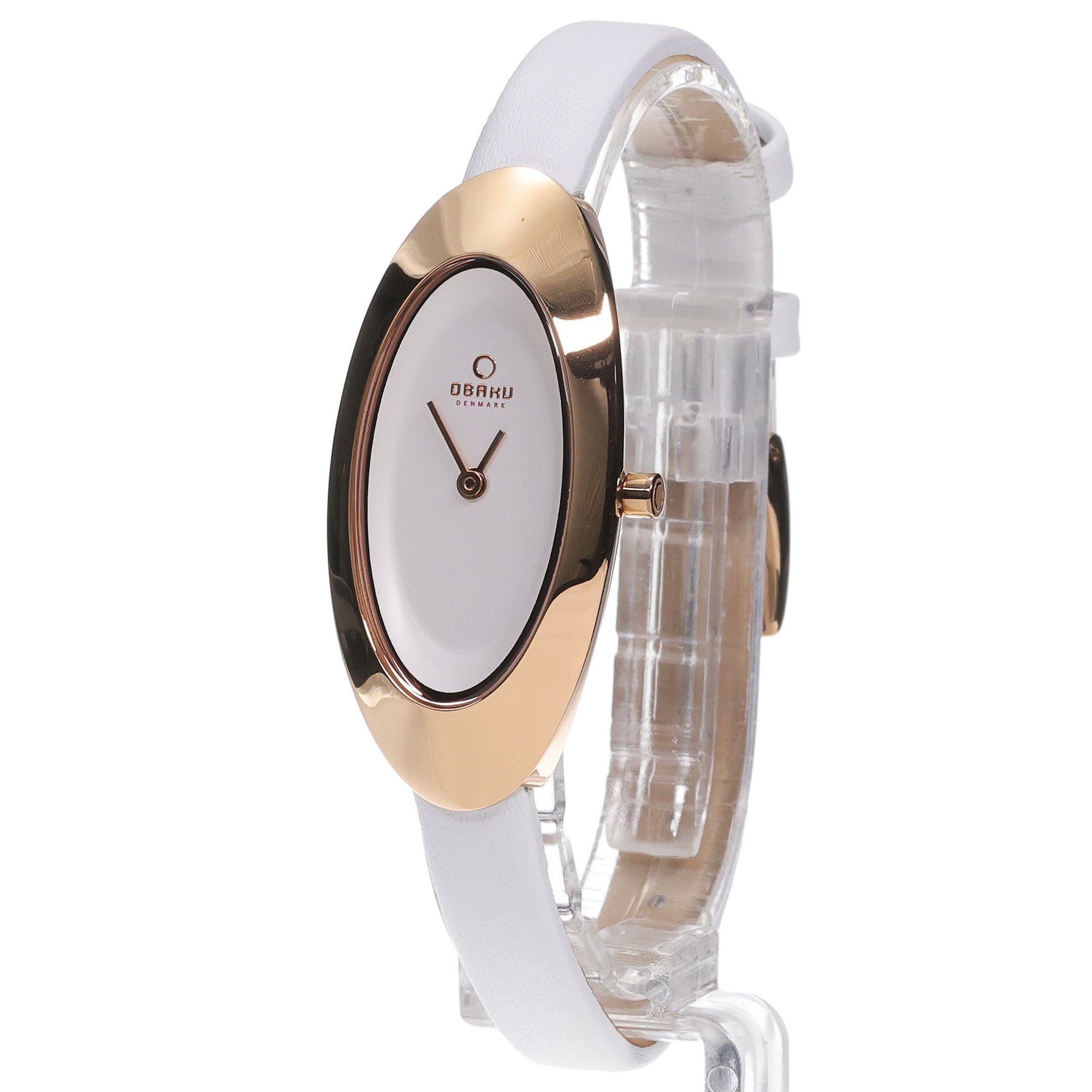 Obaku Denmark V156LVIRW FLIS - COTTON - Christian Mikkelsen zegarek klasyczny Slim - miniatura 2
