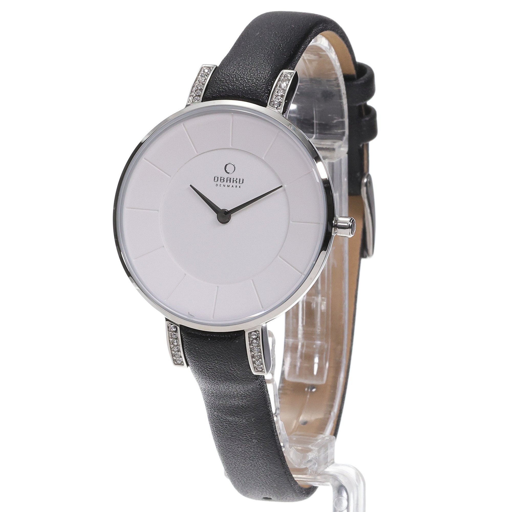 Obaku Denmark V158LECIRB LUN - BLACK - Christian Mikkelsen zegarek fashion-modowy Slim - miniatura 2