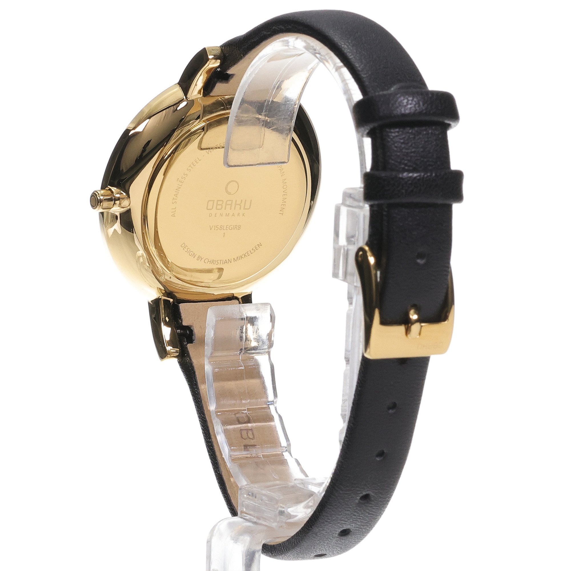 Obaku Denmark V158LEGIRB LUN - MOON - Christian Mikkelsen zegarek fashion-modowy Slim - miniatura 4