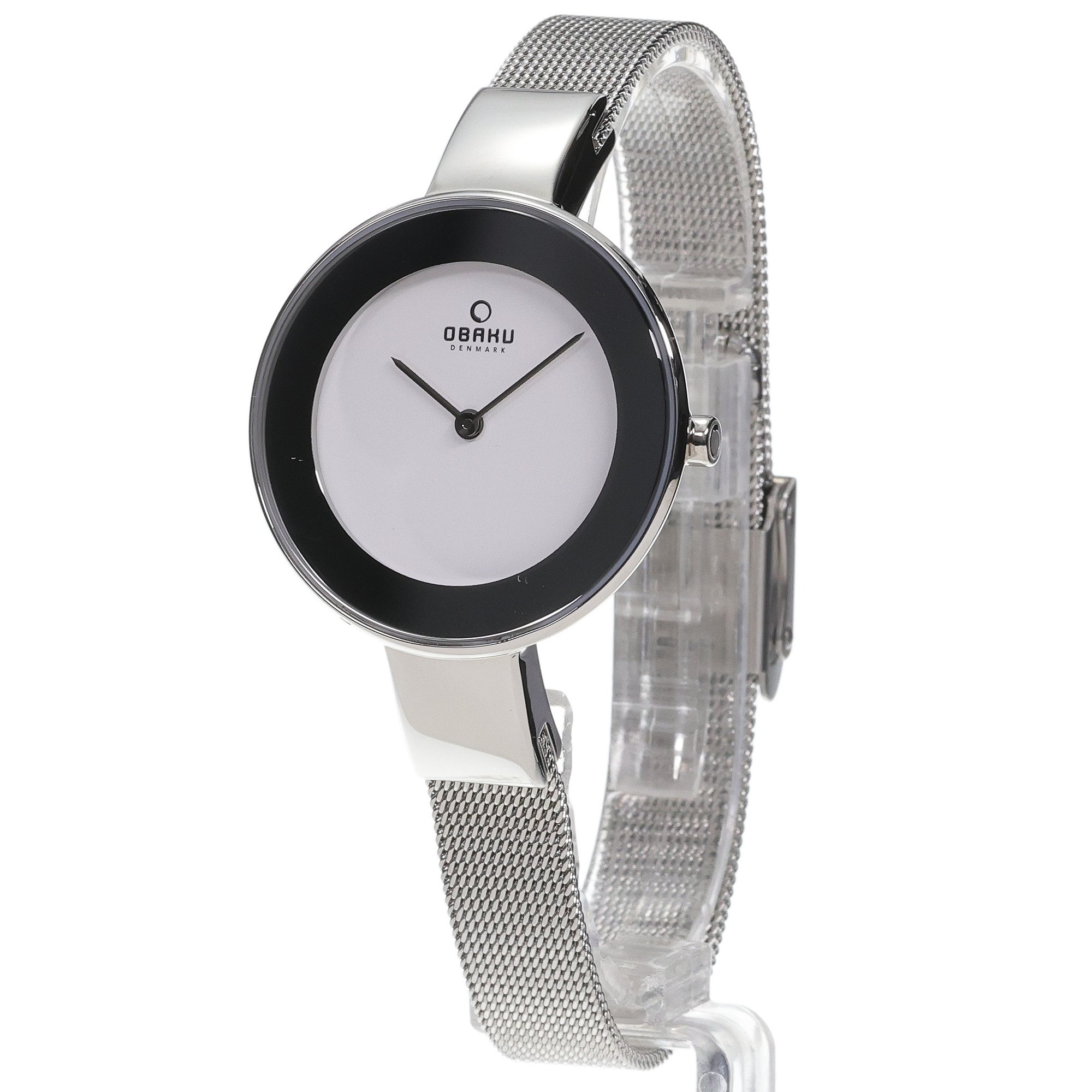 Obaku Denmark V167LXCIMC HIMMEL - STEEL - Christian Mikkelsen Slim klasyczny zegarek srebrny - miniatura 2