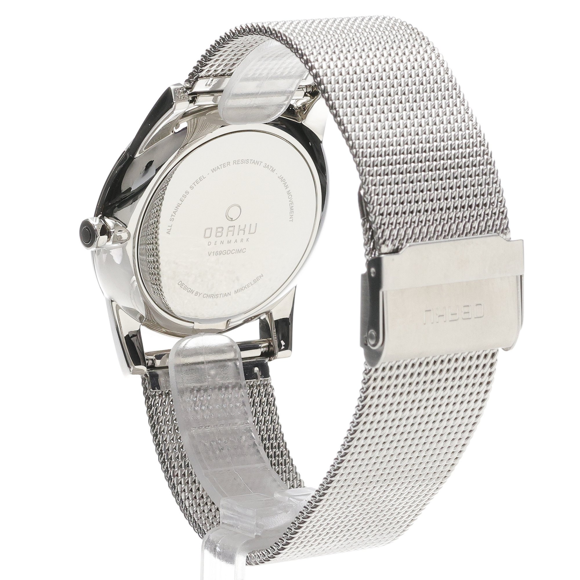 Obaku Denmark V169GDCIMC Męskie Sten - Steel - Christian Mikkelsen zegarek męski klasyczny mineralne - miniatura 4