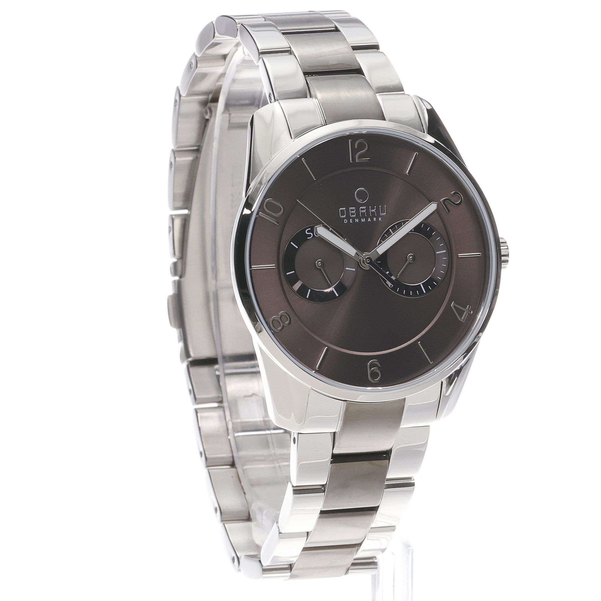 Obaku Denmark V171GMCJSJ Flint - SteeL Bi - Christian Mikkelsenl zegarek klasyczny Męskie - miniatura 3