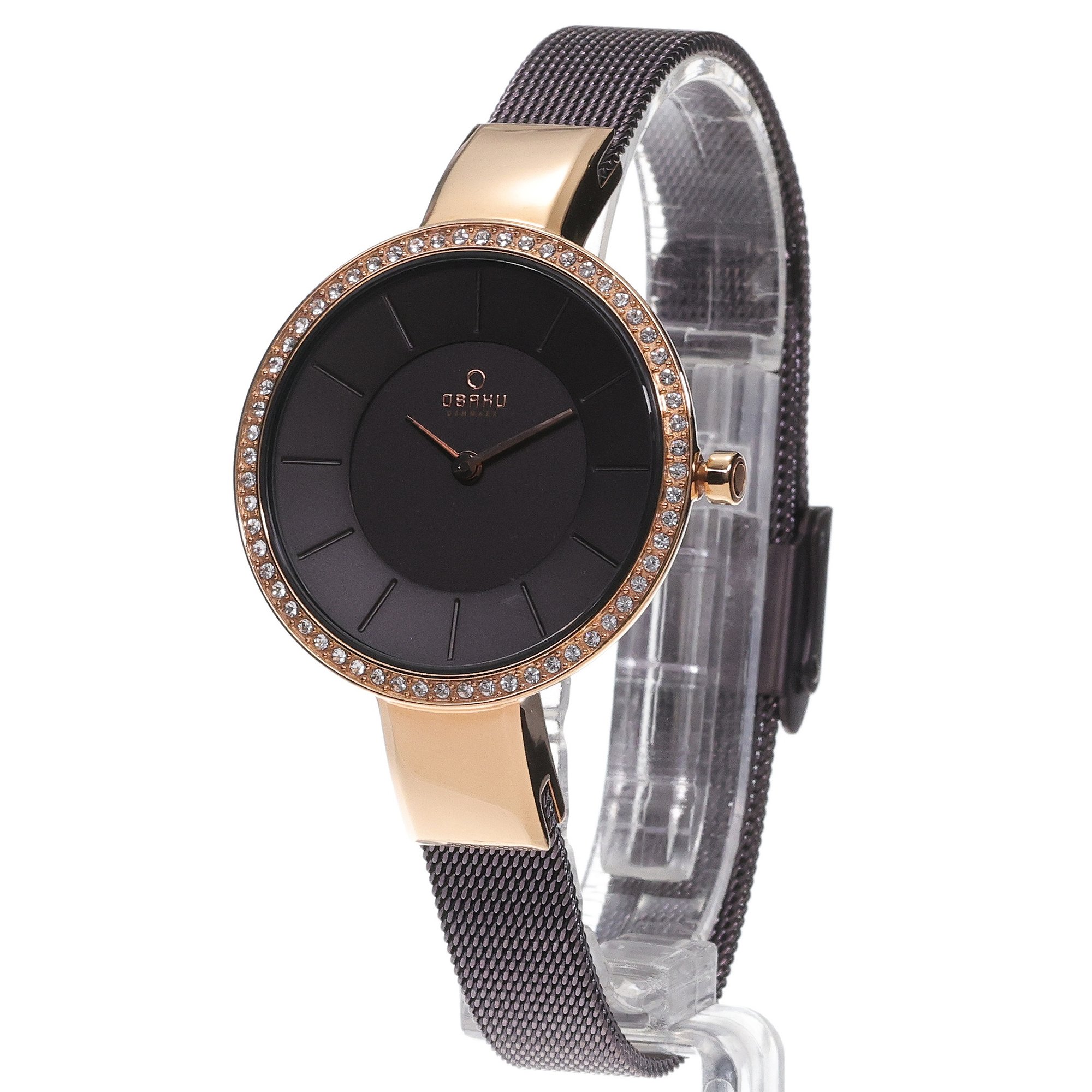 Obaku Denmark V179LEVNMN zegarek damski klasyczny Slim bransoleta - miniatura 2