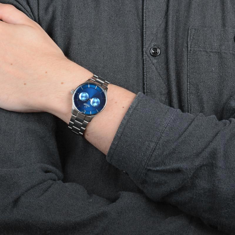 Obaku Denmark V192GMCLSC LUFT - DENIM zegarek klasyczny Slim - miniatura 7