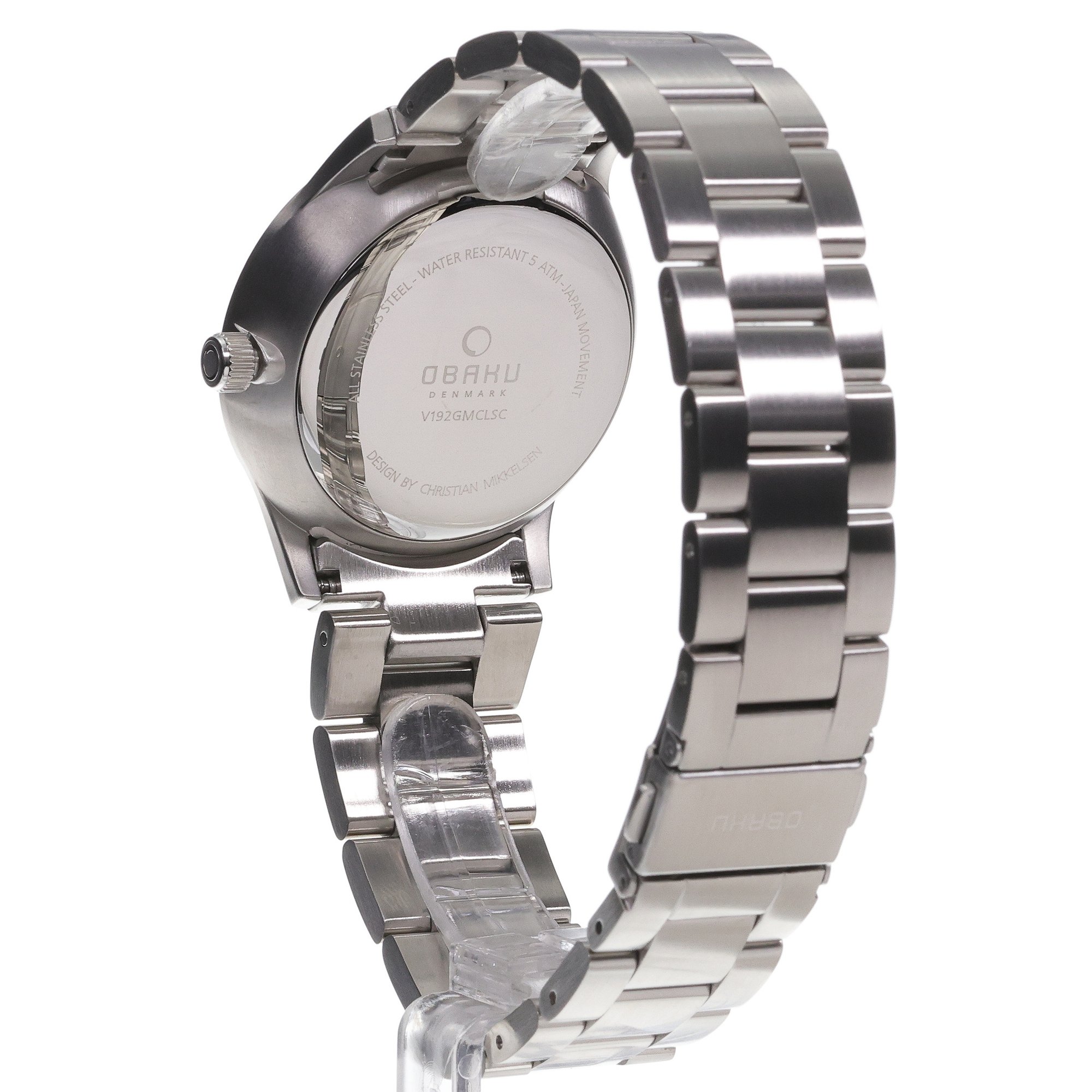 Obaku Denmark V192GMCLSC Slim LUFT - DENIM - Christian Mikkelsen zegarek męski klasyczny mineralne - miniatura 4