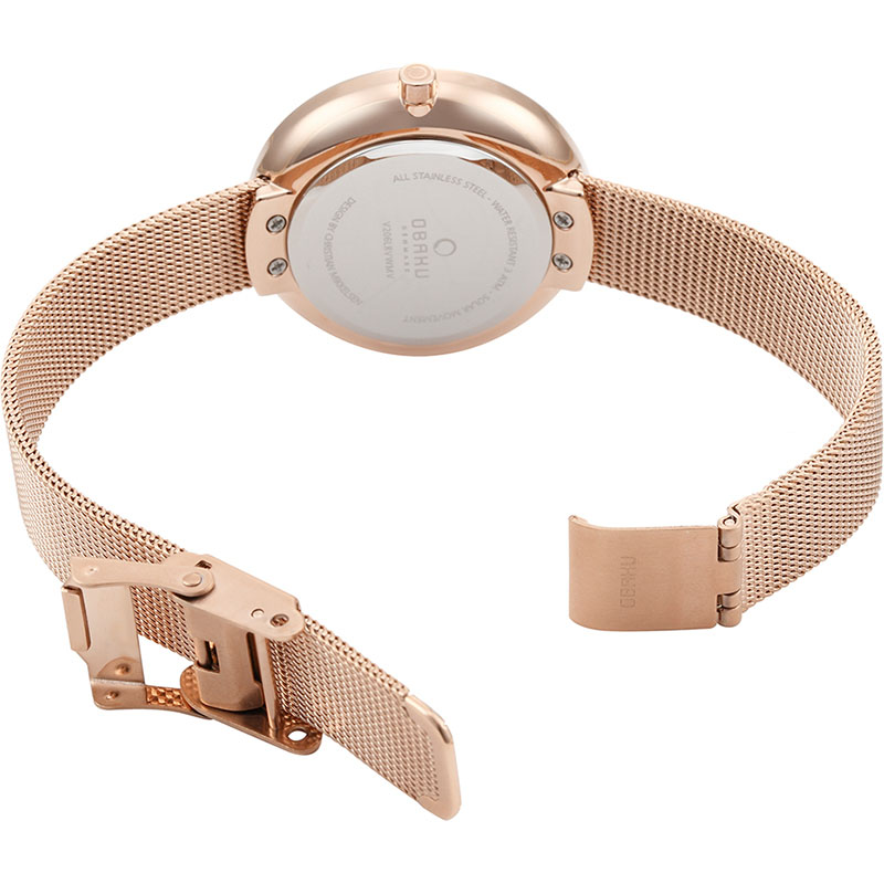Obaku Denmark V206LRVWMV damski zegarek Solar bransoleta - miniatura 3