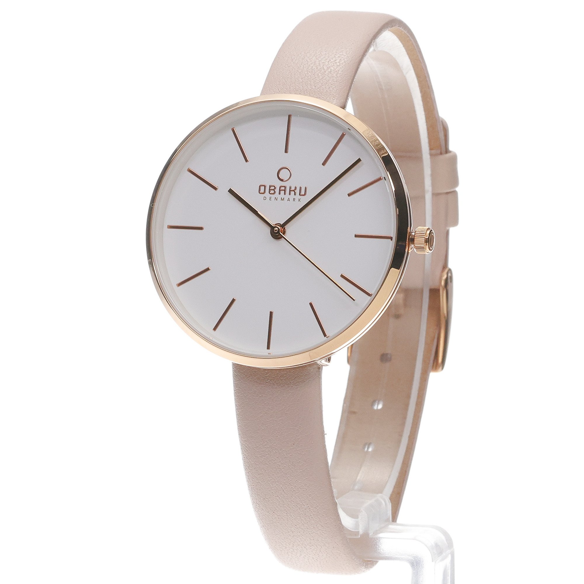 Obaku Denmark V211LXVIRX Damskie Mynte - Dove - Lau Liengard Ruge zegarek damski klasyczny mineralne - miniatura 2