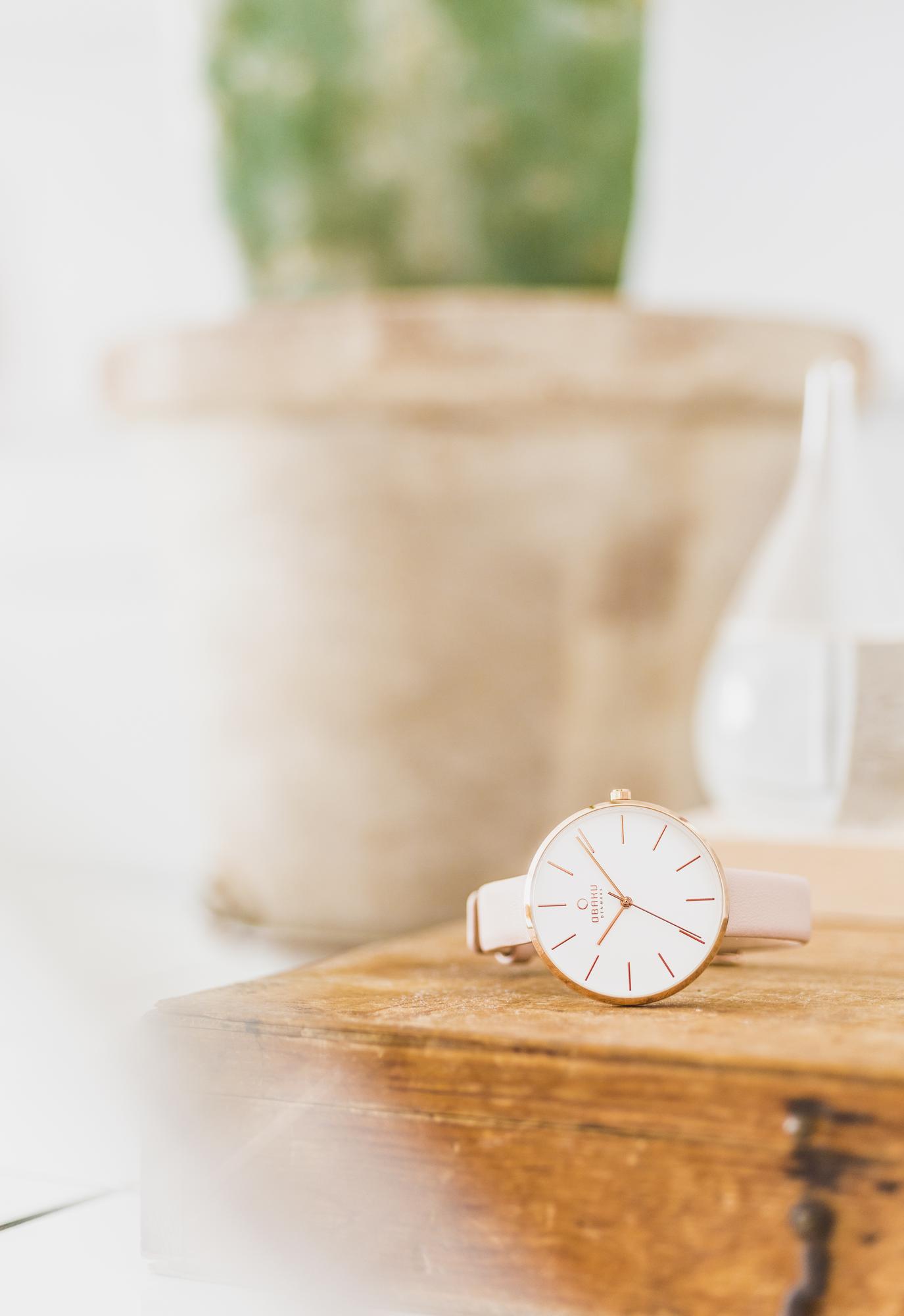 Obaku Denmark V211LXVIRX MYNTE - DOVE - Lau Liengard Ruge zegarek klasyczny Damskie - miniatura 7