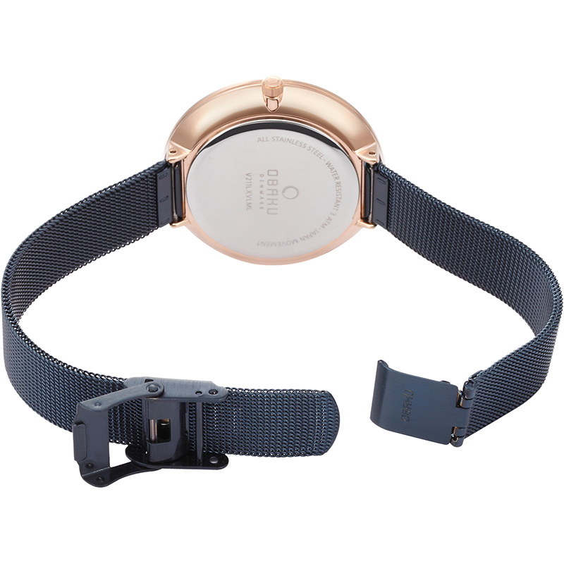 Obaku Denmark V211LXVLML Slim MYNTE - OCEAN zegarek damski klasyczny mineralne - miniatura 6