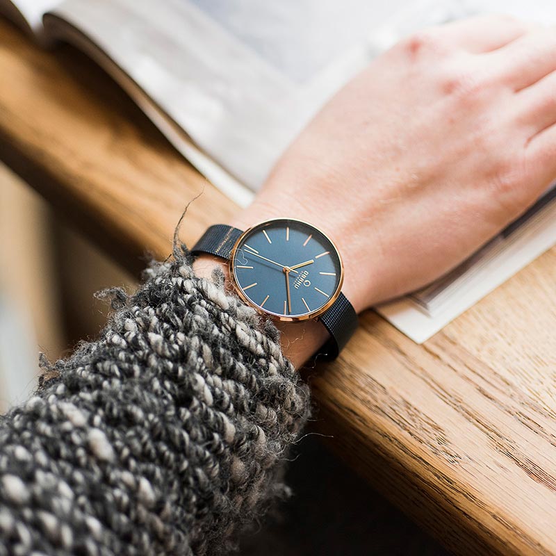 Obaku Denmark V211LXVLML zegarek damski klasyczny Slim bransoleta - miniatura 8