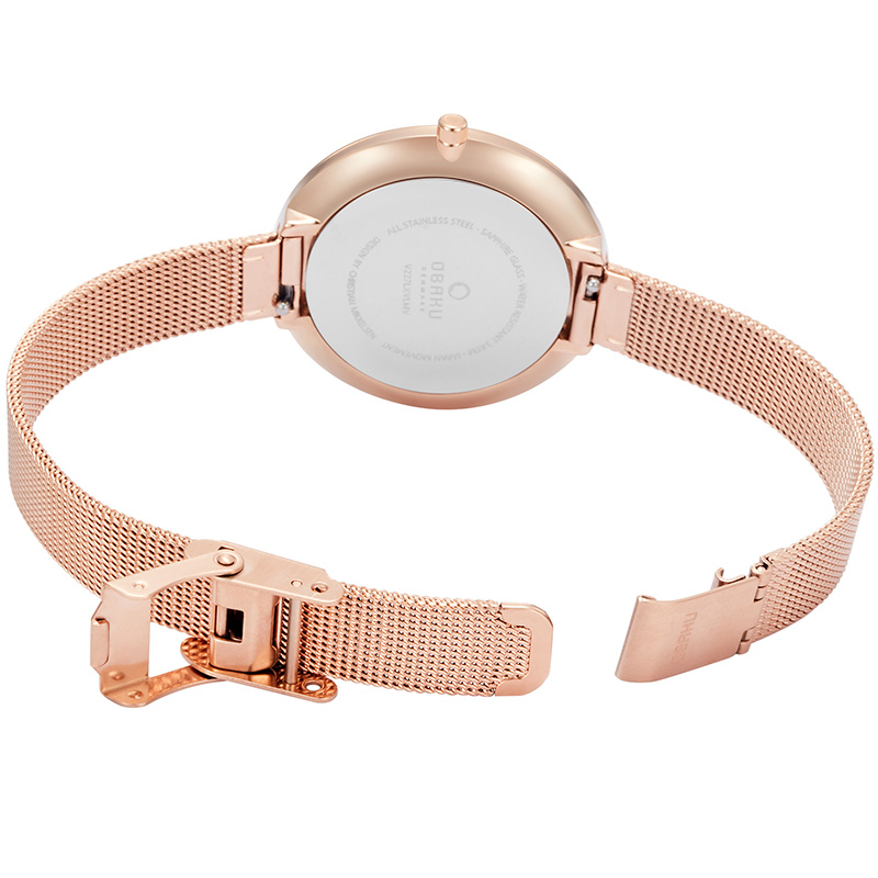 Obaku Denmark V227LXVLMV damski zegarek Slim bransoleta - miniatura 5