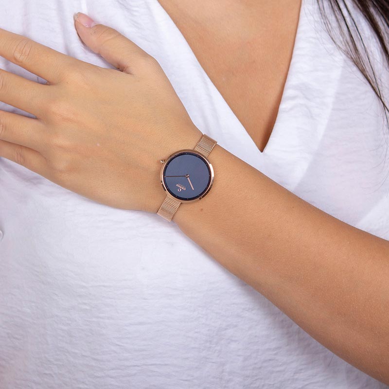 Obaku Denmark V227LXVLMV DOK - AZURE zegarek klasyczny Slim - miniatura 6