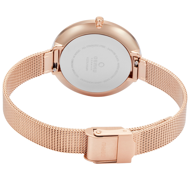 Obaku Denmark V227LXVLMV zegarek damski Slim - miniatura 4