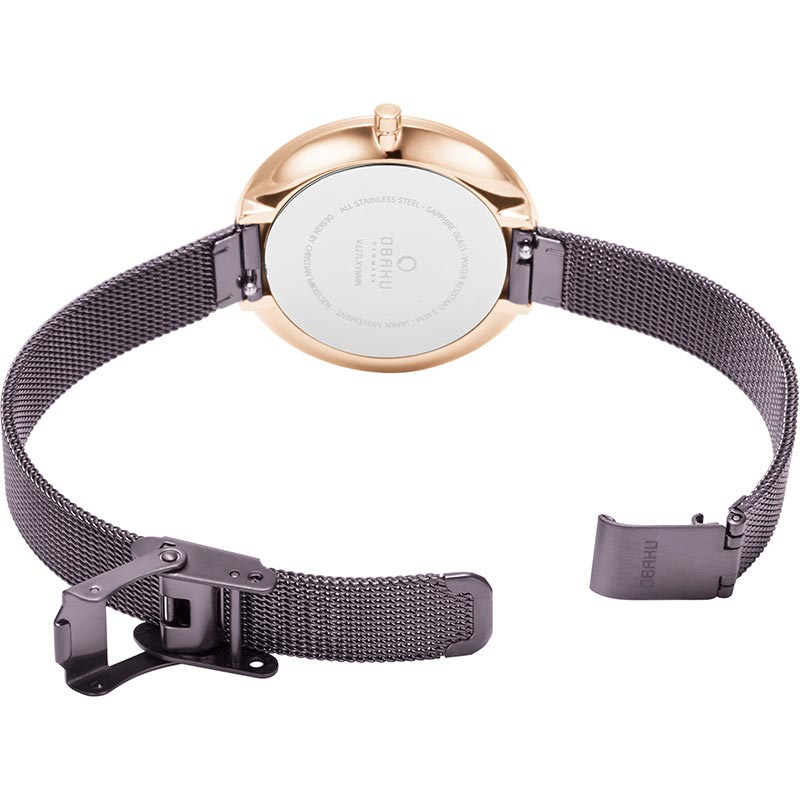 Obaku Denmark V227LXVNMN damski zegarek Slim bransoleta - miniatura 7