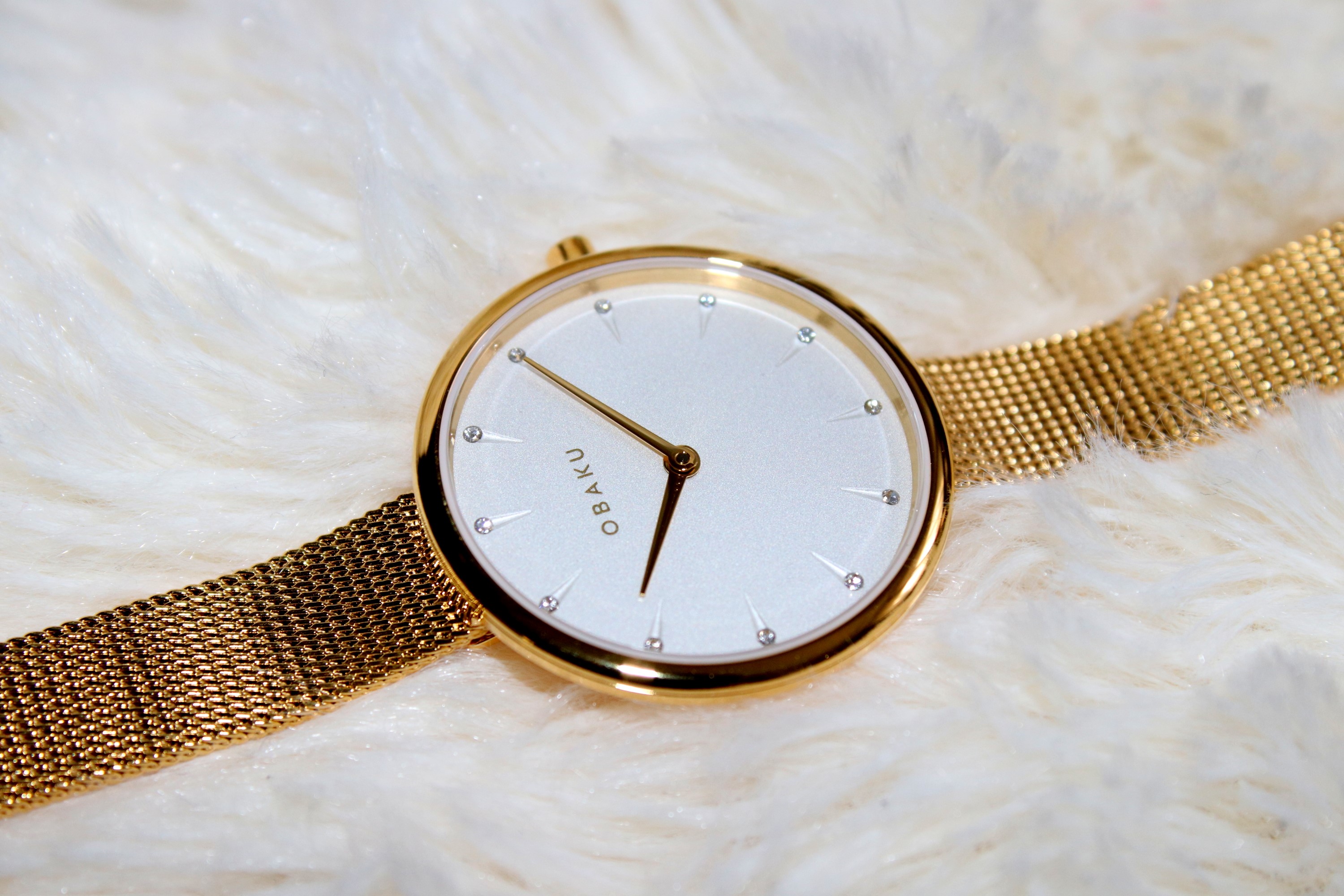 Obaku Denmark V233LXGIMG zegarek damski Slim złoty - miniatura 8