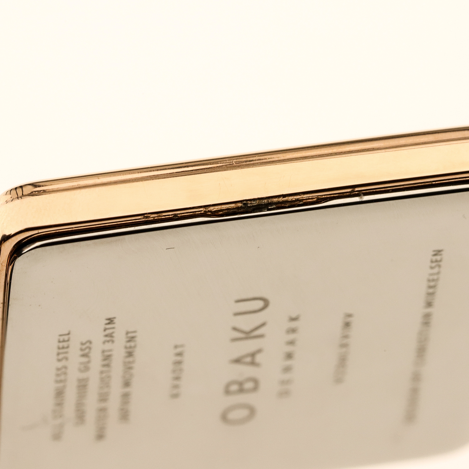 Obaku Denmark V236LXVIMV-POWYSTAWOWY damski zegarek Slim bransoleta - miniatura 3