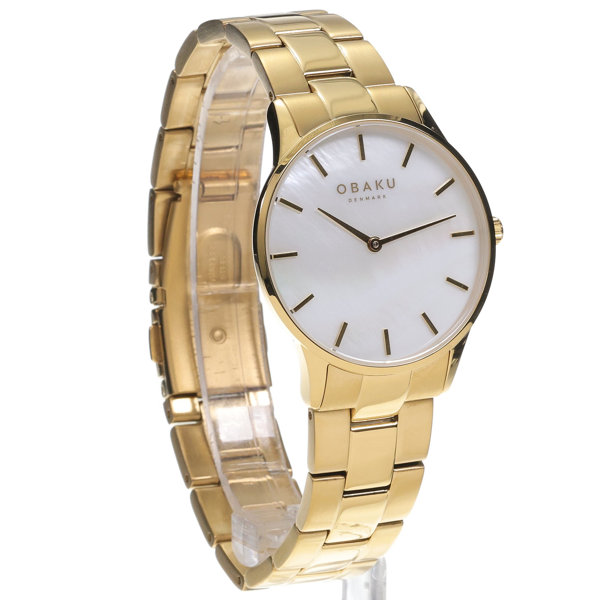 Obaku Denmark V247LXGWSG zegarek damski Slim złoty - miniatura 3