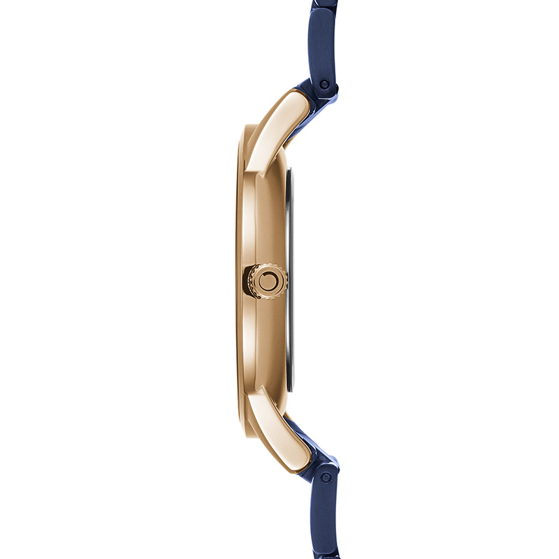 Obaku Denmark V247LXVLSL LYNG - BLUE zegarek klasyczny Slim - miniatura 2