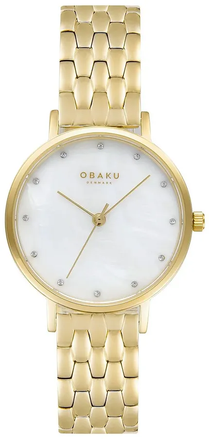 Obaku Denmark V248LXGWSG Slim BRINK LILLE - PERLEMOR CIDER - zdjęcie 1