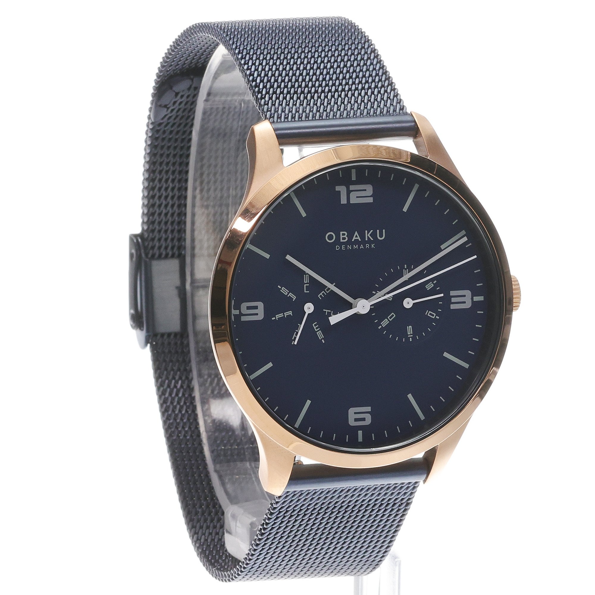 Obaku Denmark V249GMVLML zegarek męski klasyczny Męskie bransoleta - miniatura 3