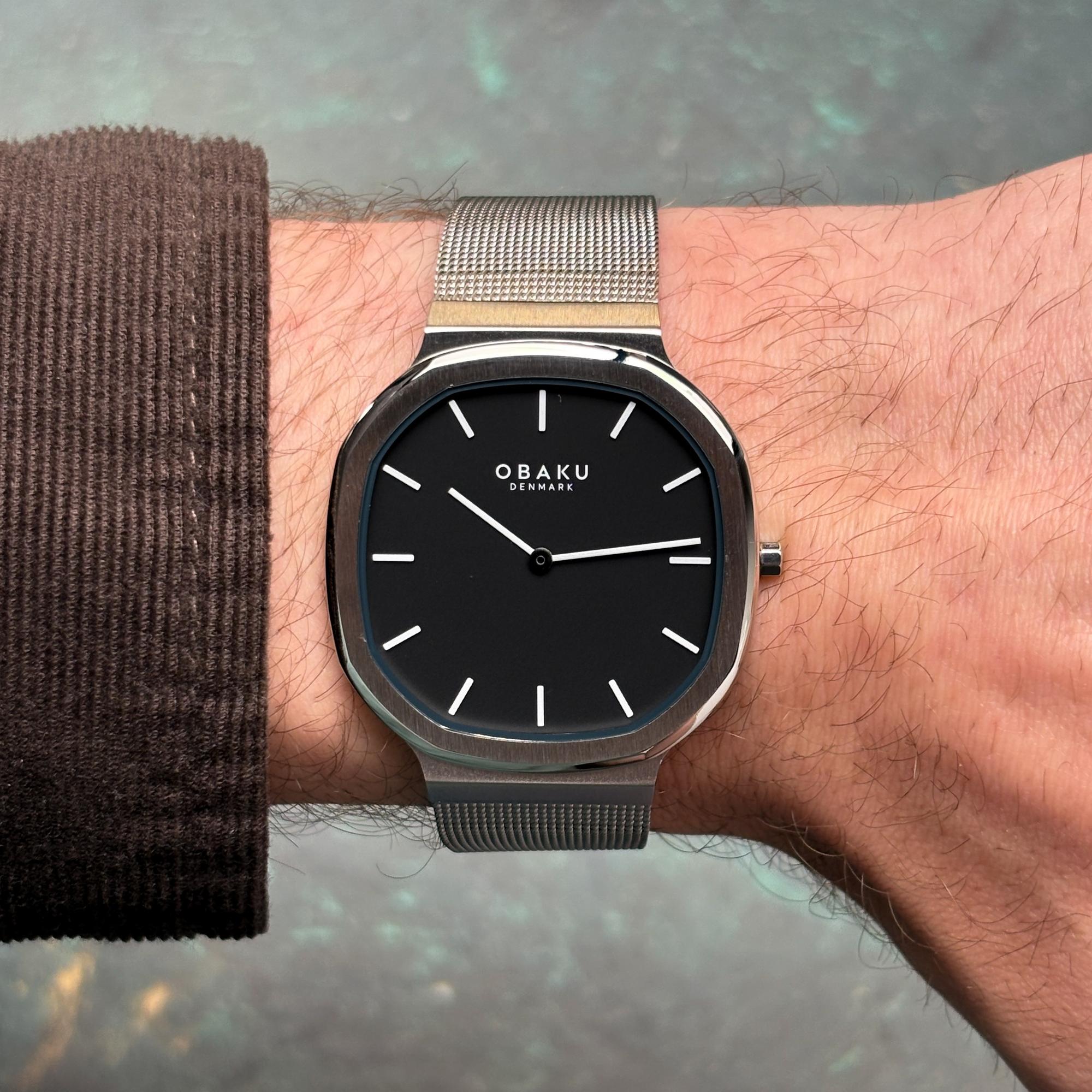 Obaku Denmark V253GXCBMC zegarek męski Męskie srebrny - miniatura 10