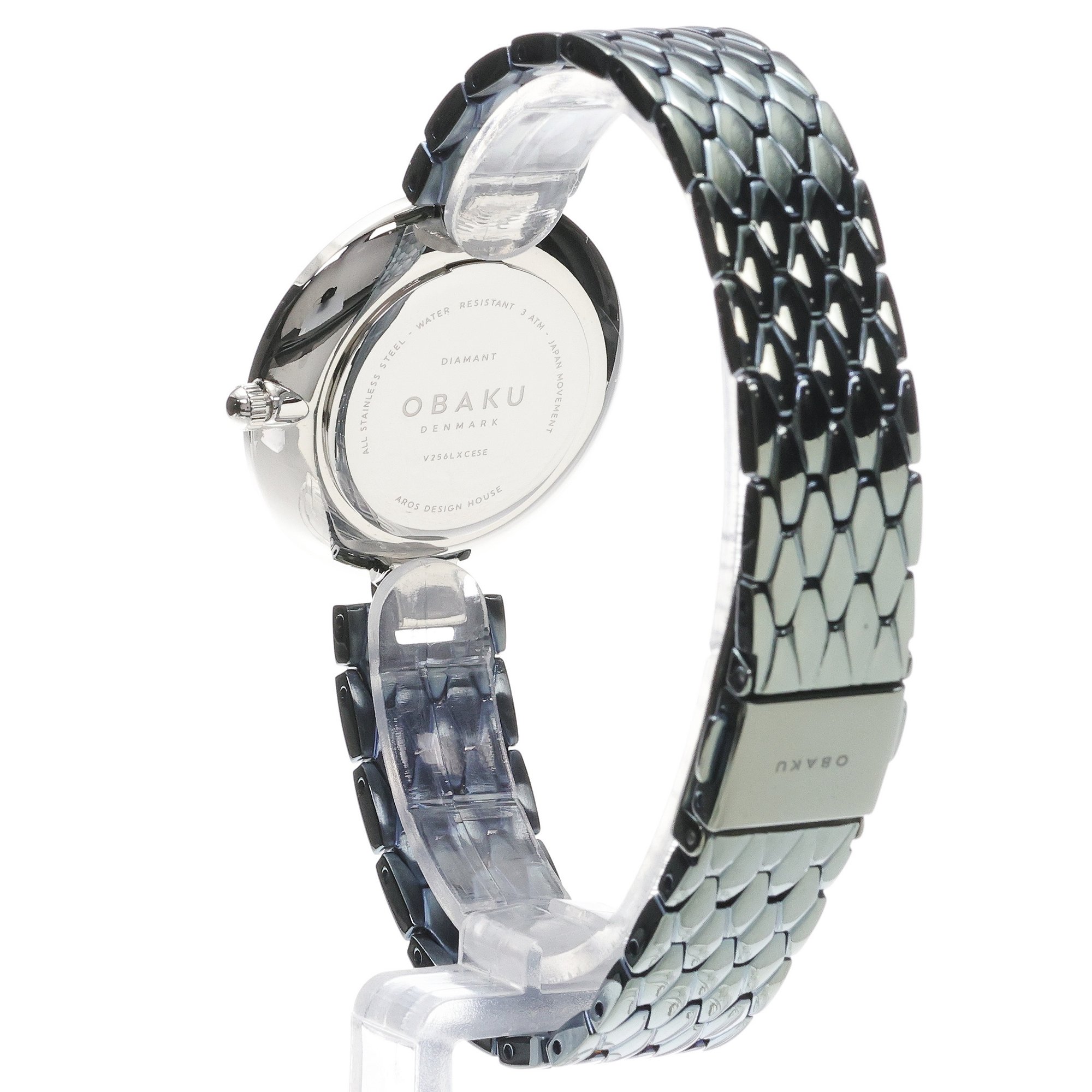 Obaku Denmark V256LXCESE zegarek srebrny klasyczny Damskie bransoleta - miniatura 4