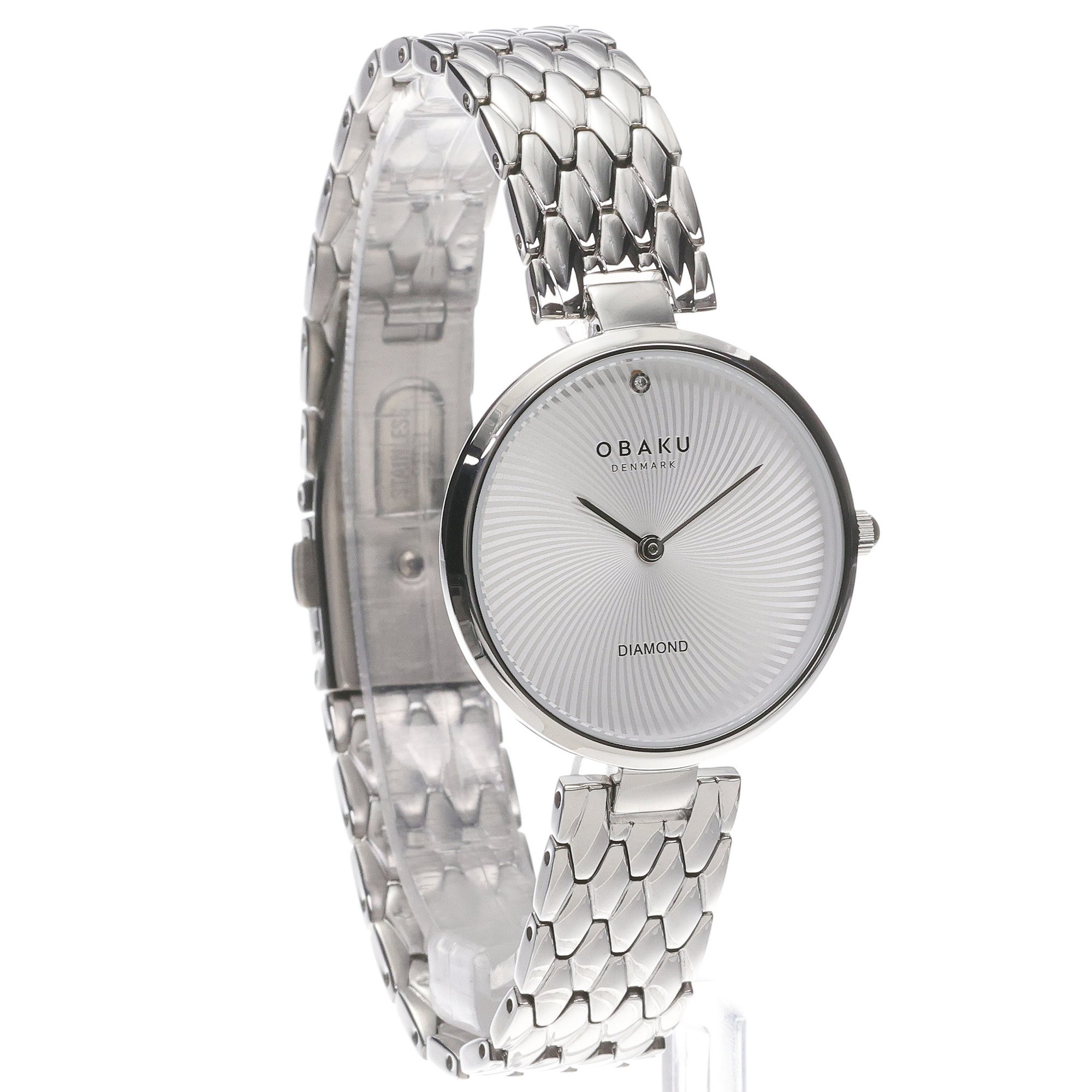 Obaku Denmark V256LXCISC zegarek srebrny klasyczny Damskie bransoleta - miniatura 3