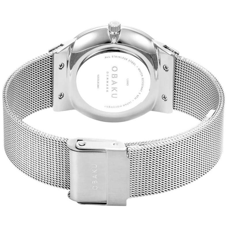 Obaku Denmark V260LXCIMC zegarek srebrny klasyczny Damskie bransoleta - miniatura 8