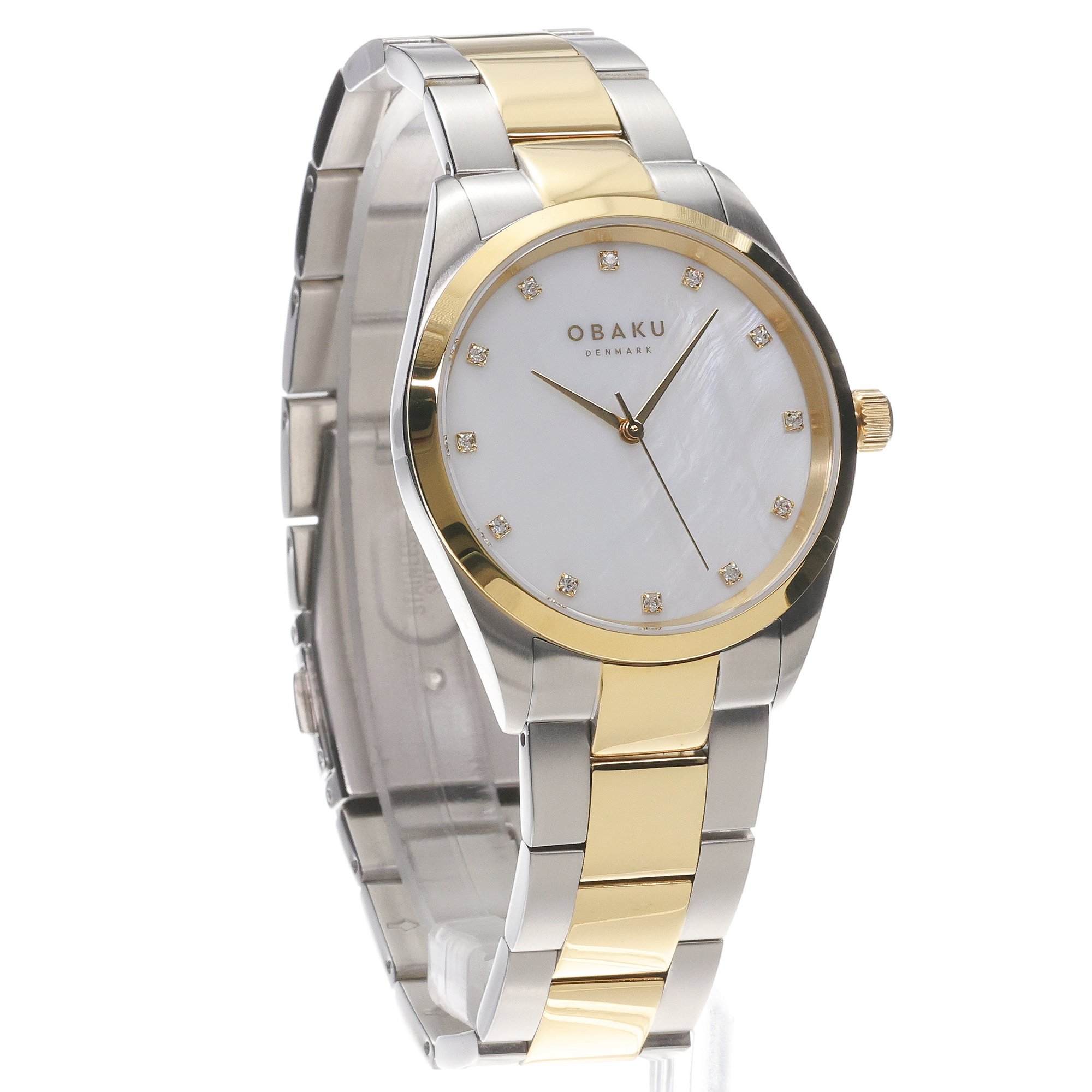 Obaku Denmark V263LXFWSF zegarek srebrny klasyczny Damskie bransoleta - miniatura 3