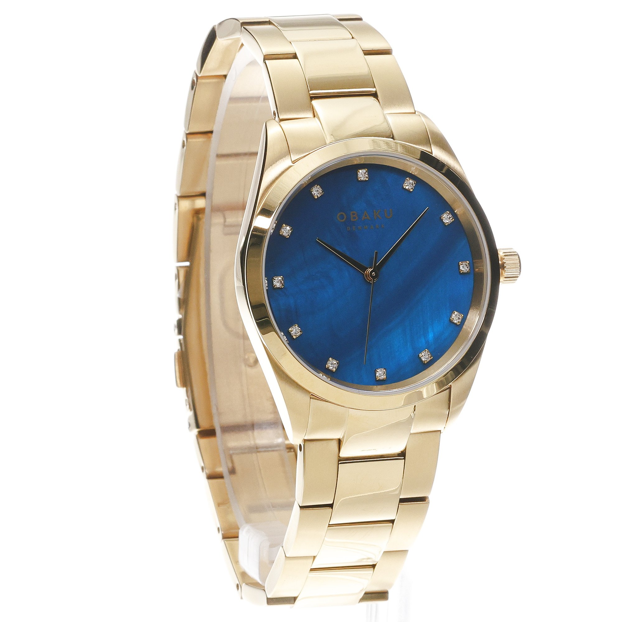 Obaku Denmark V263LXGLSG zegarek złoty klasyczny Damskie bransoleta - miniatura 3