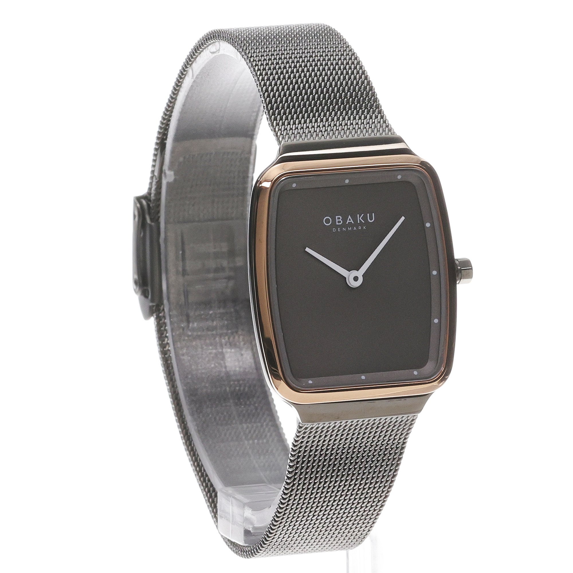 Obaku Denmark V267LXPUMU zegarek szary klasyczny Damskie bransoleta - miniatura 3