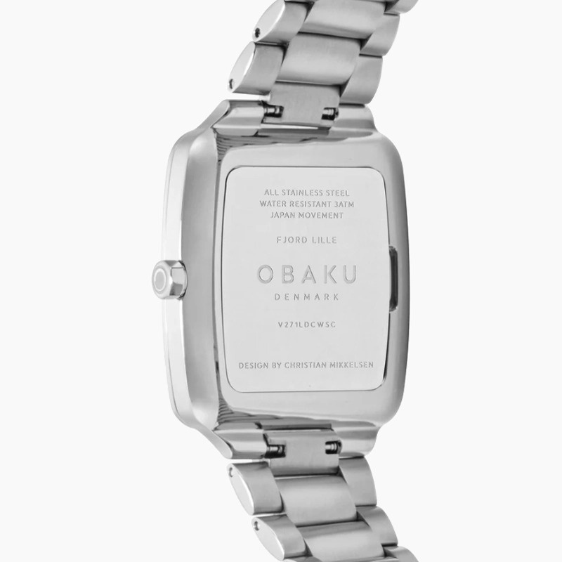 Obaku Denmark V271LDCWSC zegarek srebrny klasyczny Damskie bransoleta - miniatura 5