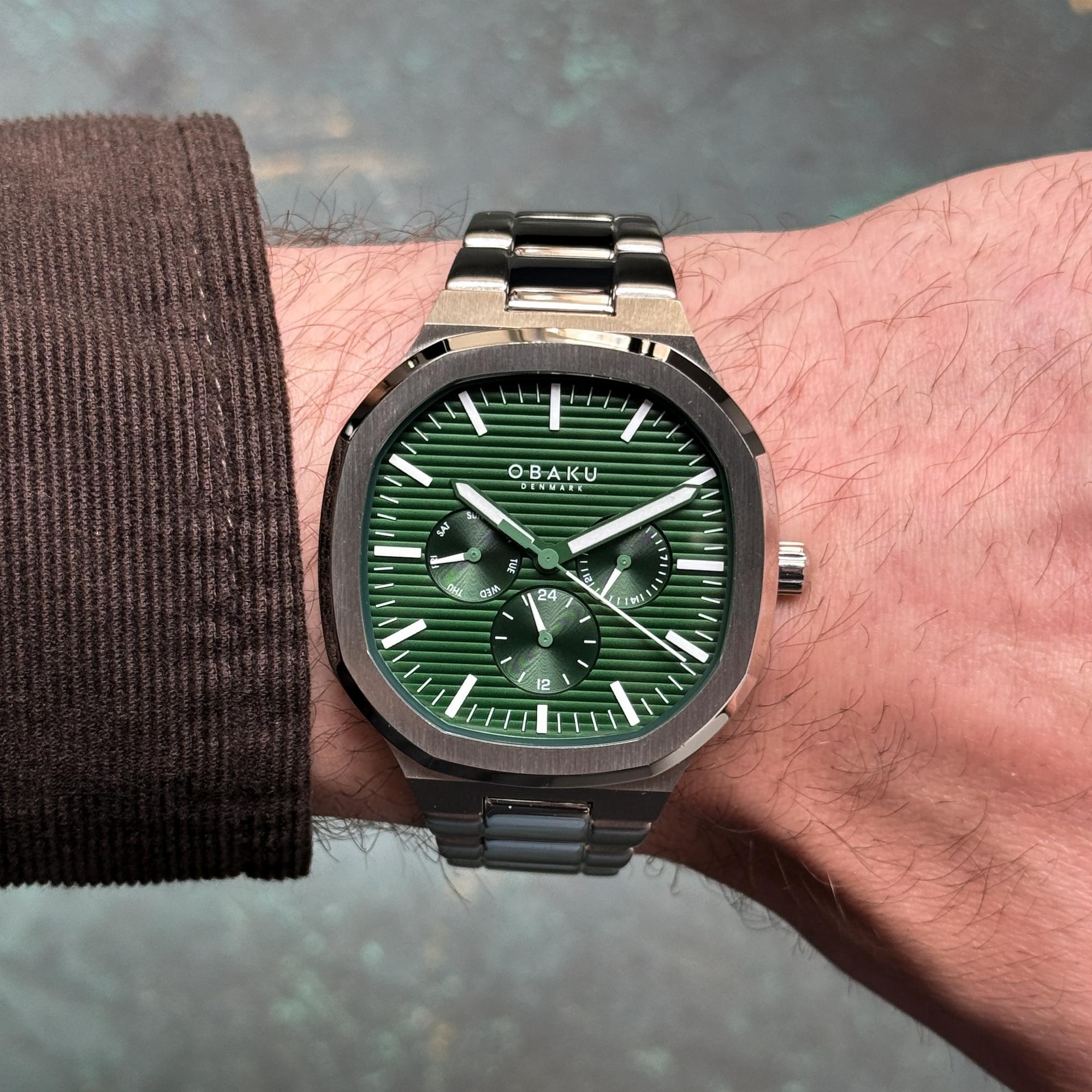 Obaku Denmark V275GMCESC Męskie Ild - Jude zegarek męski fashion-modowy mineralne utwardzane - miniatura 8