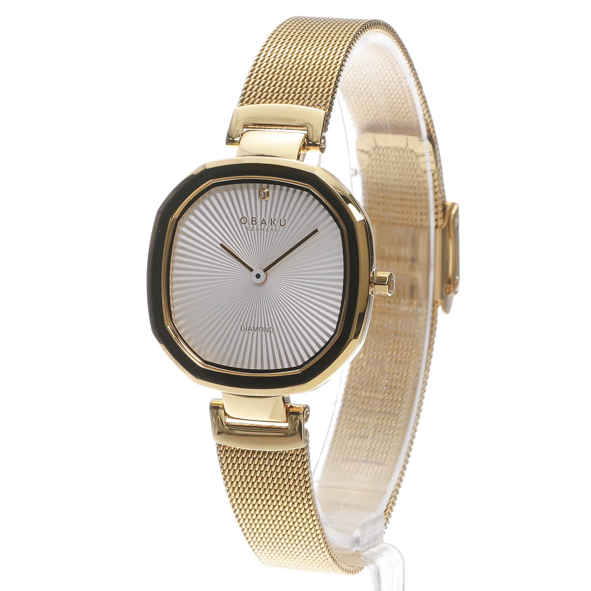 Obaku Denmark V277LXGIMG Damskie Brilliant - Gold zegarek damski klasyczny mineralne utwardzane - miniatura 2