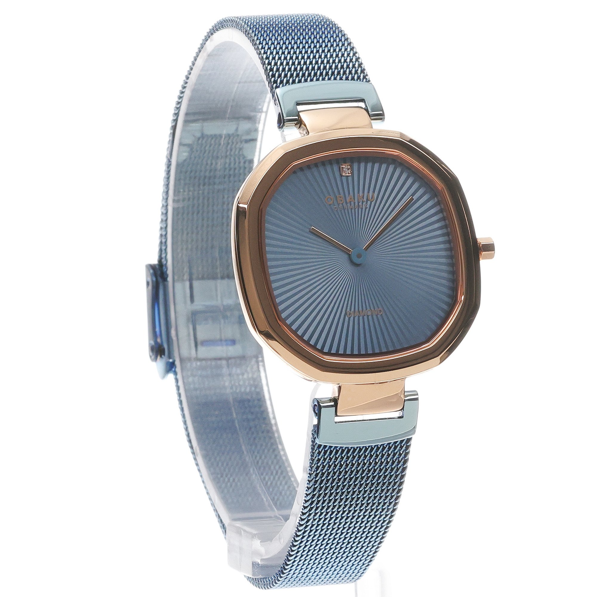Obaku Denmark V277LXVMMA zegarek różowe złoto klasyczny Damskie bransoleta - miniatura 3