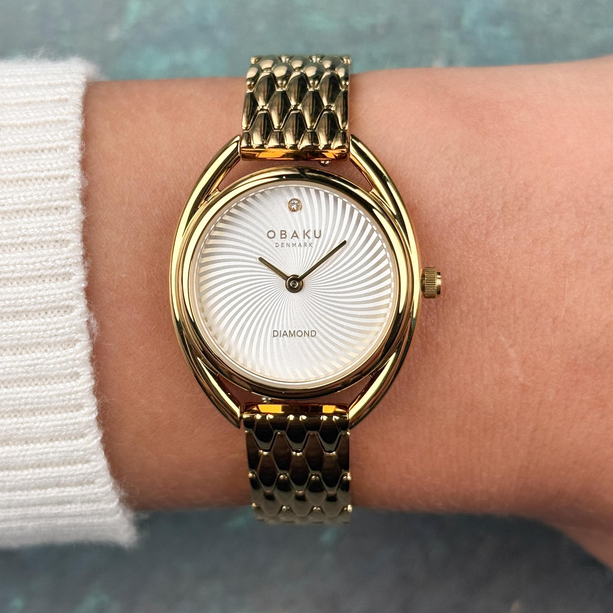 Obaku Denmark V286LXGISG Damskie Juvel - Cider zegarek damski klasyczny mineralne utwardzane - miniatura 8
