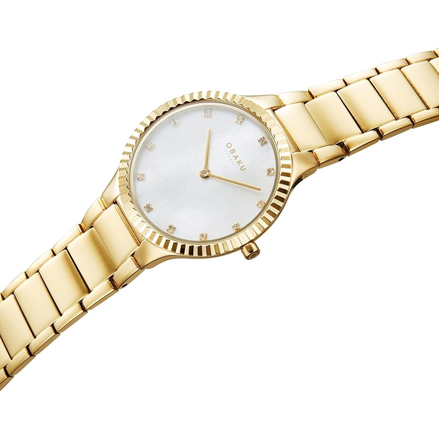 Obaku Denmark V292LXGWSG damski zegarek Damskie bransoleta - miniatura 6