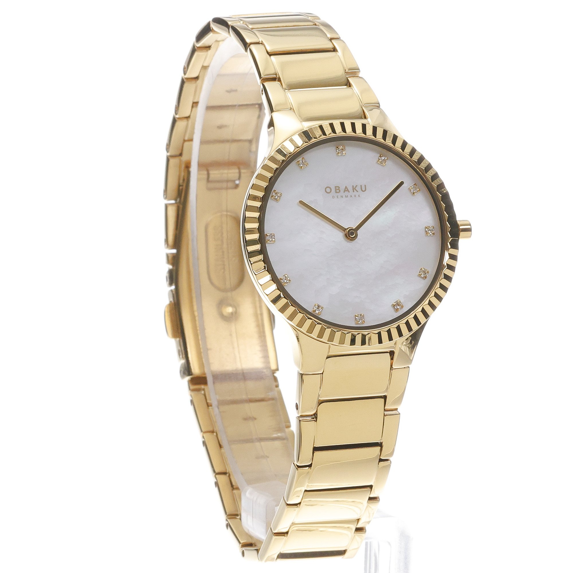 Obaku Denmark V292LXGWSG zegarek złoty fashion-modowy Damskie bransoleta - miniatura 3