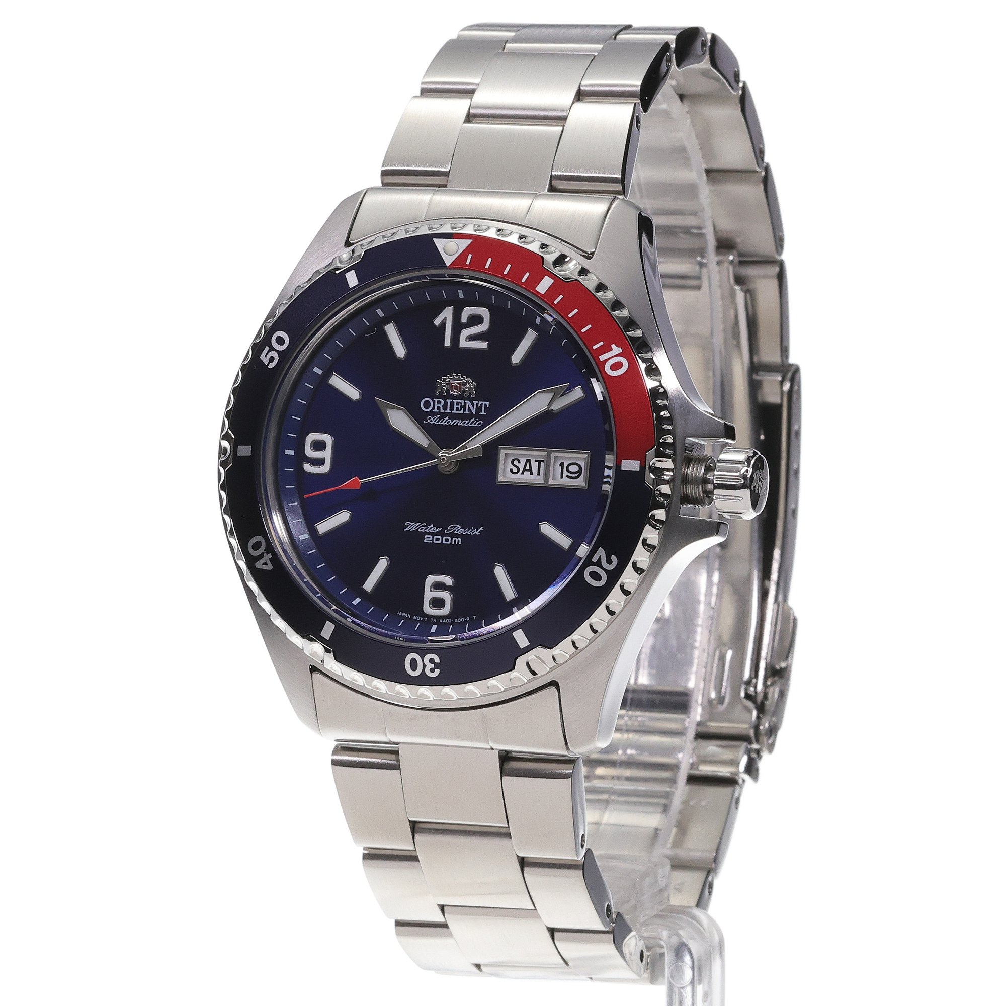 Orient FAA02009D9 zegarek srebrny sportowy Sports bransoleta - miniatura 2