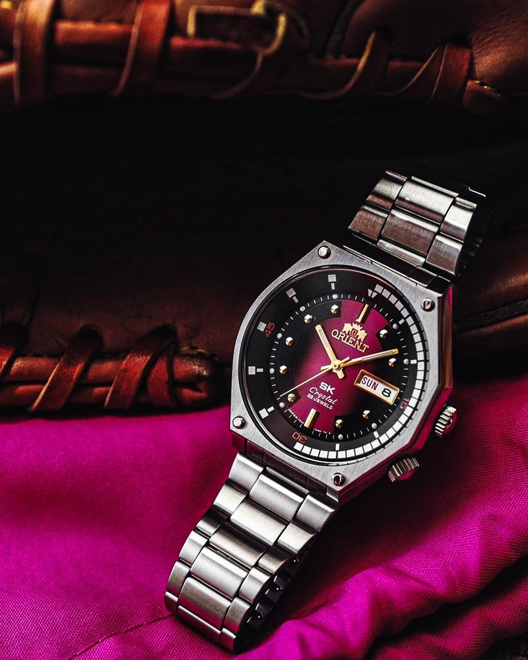 Orient RA-AA0B02R39B zegarek srebrny klasyczny Revival bransoleta - miniatura 5