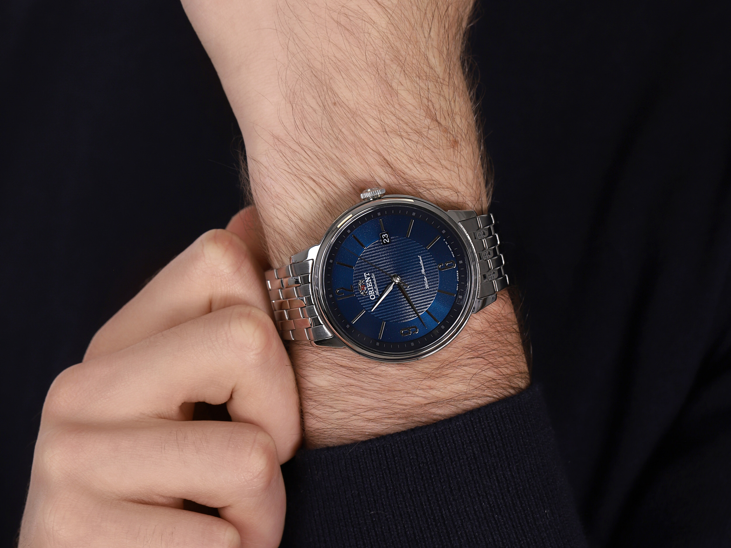 Orient RA-AC0J09L10B męski zegarek Classic Automatic bransoleta - miniatura 2