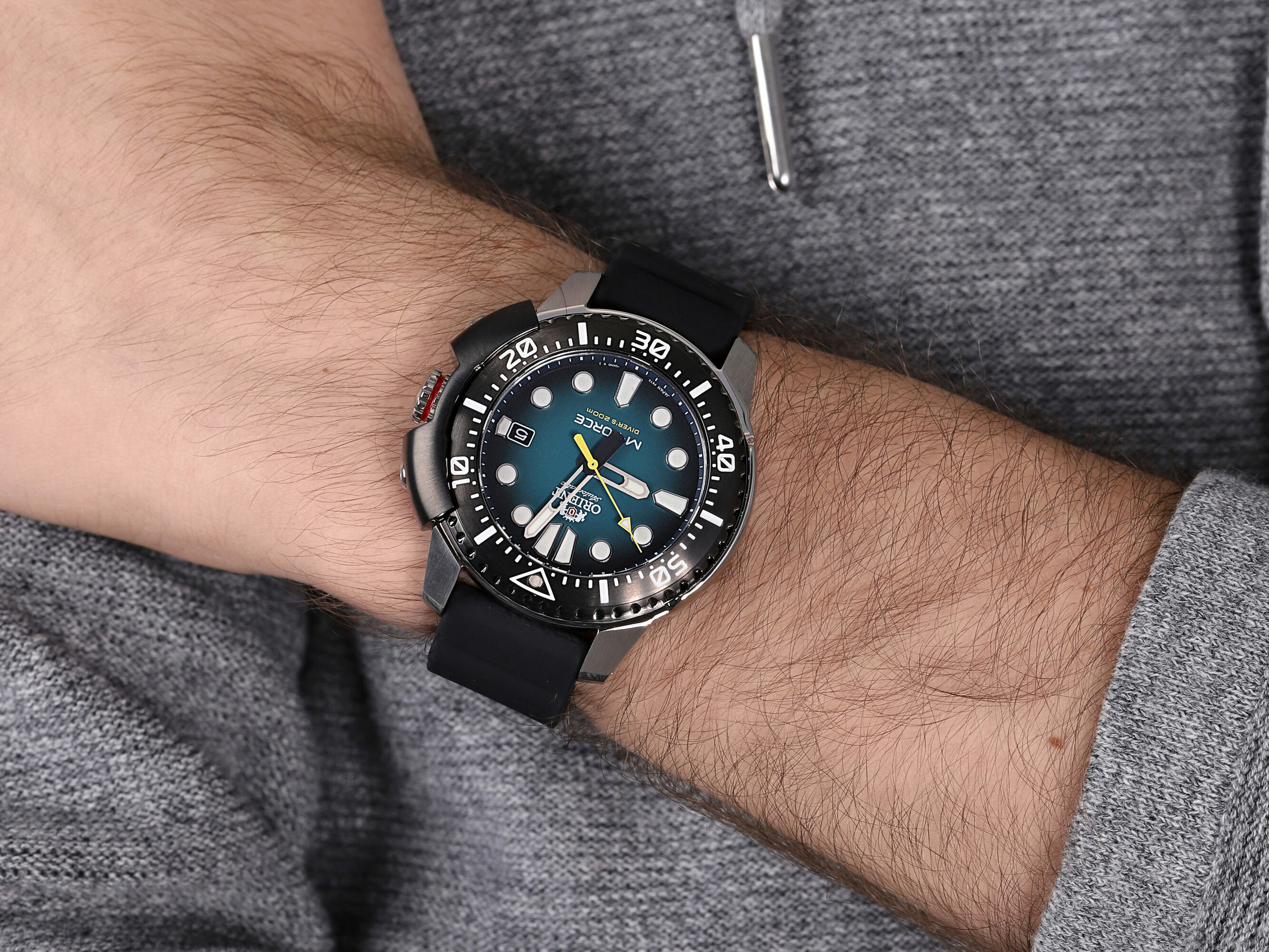 Orient RA-AC0L04L00B męski zegarek Sports pasek - miniatura 2