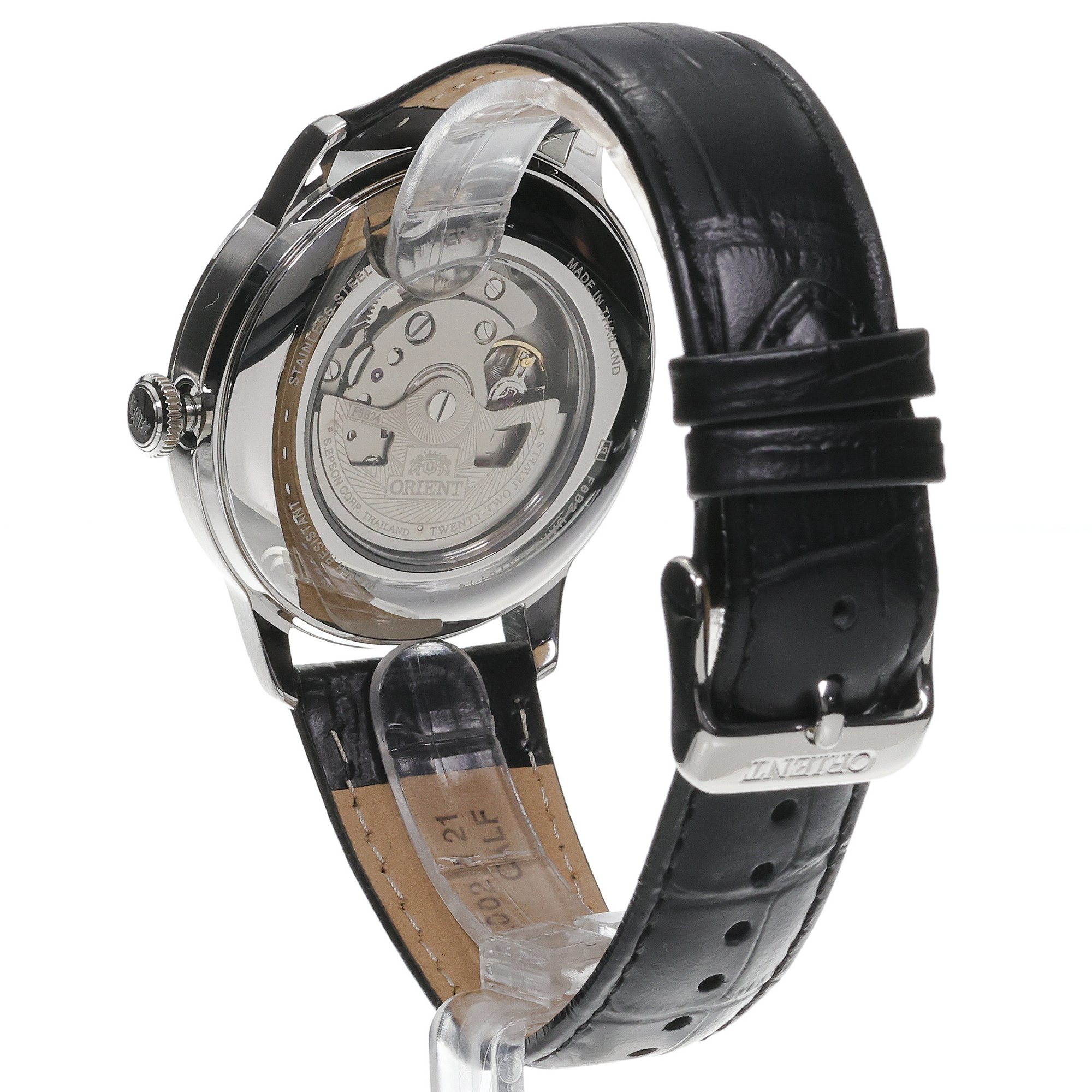 Orient RA-AK0802S30B zegarek srebrny klasyczny Classic Automatic pasek - miniatura 4