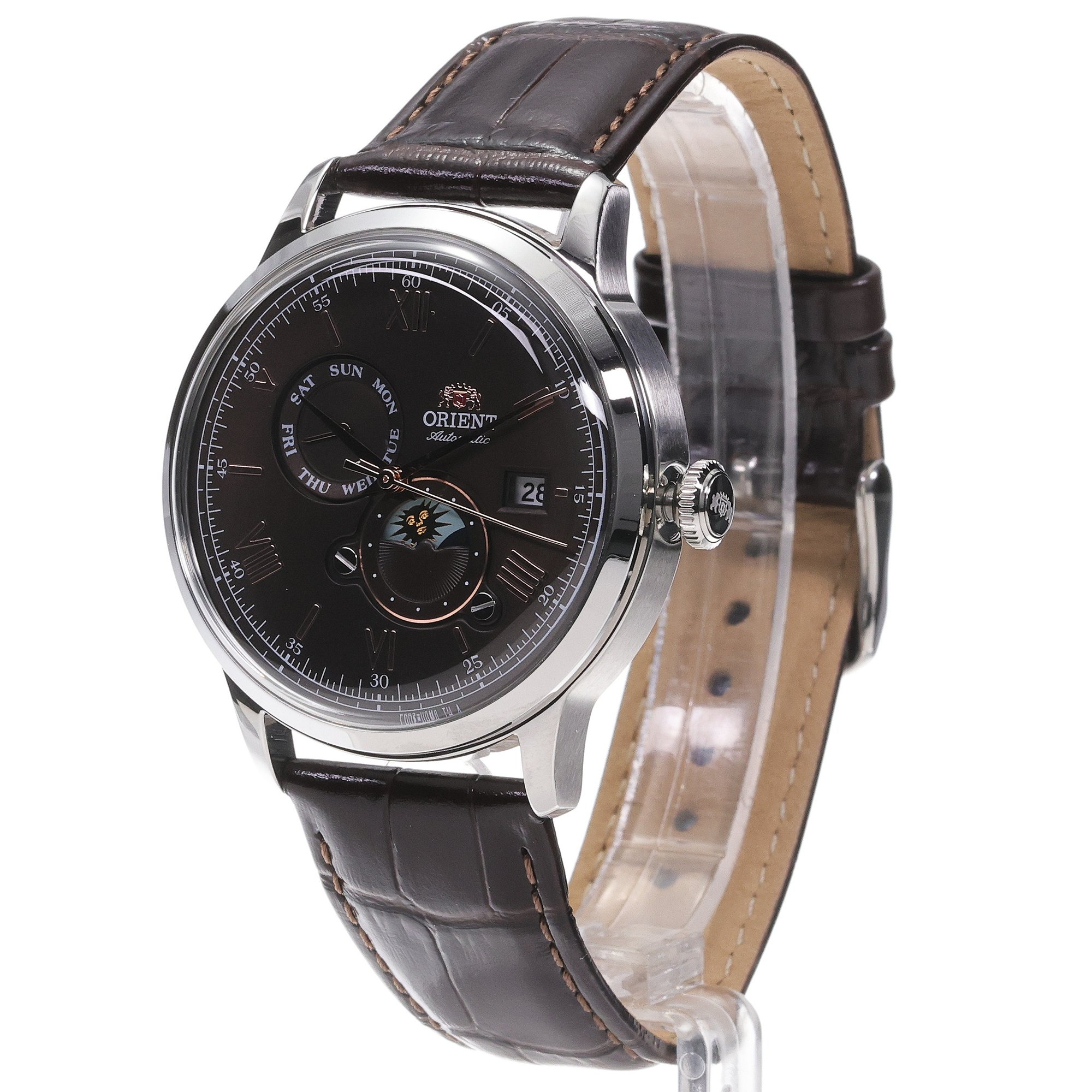 Orient RA-AK0804Y30B Bambino Sun Moon Automatic zegarek klasyczny Classic Automatic - miniatura 2